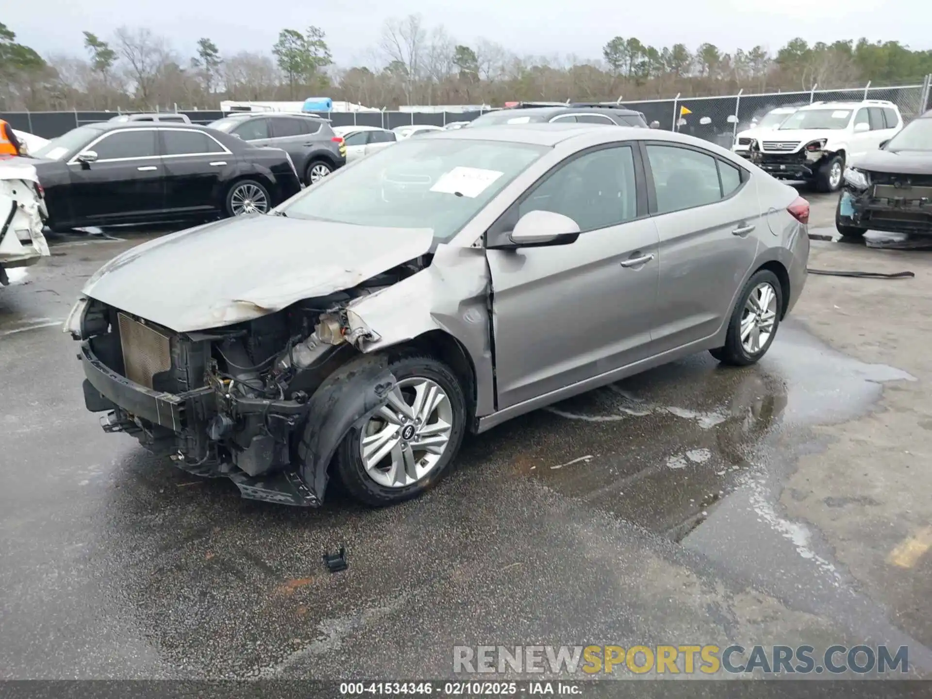 2 Photograph of a damaged car KMHD84LF3LU898426 HYUNDAI ELANTRA 2020