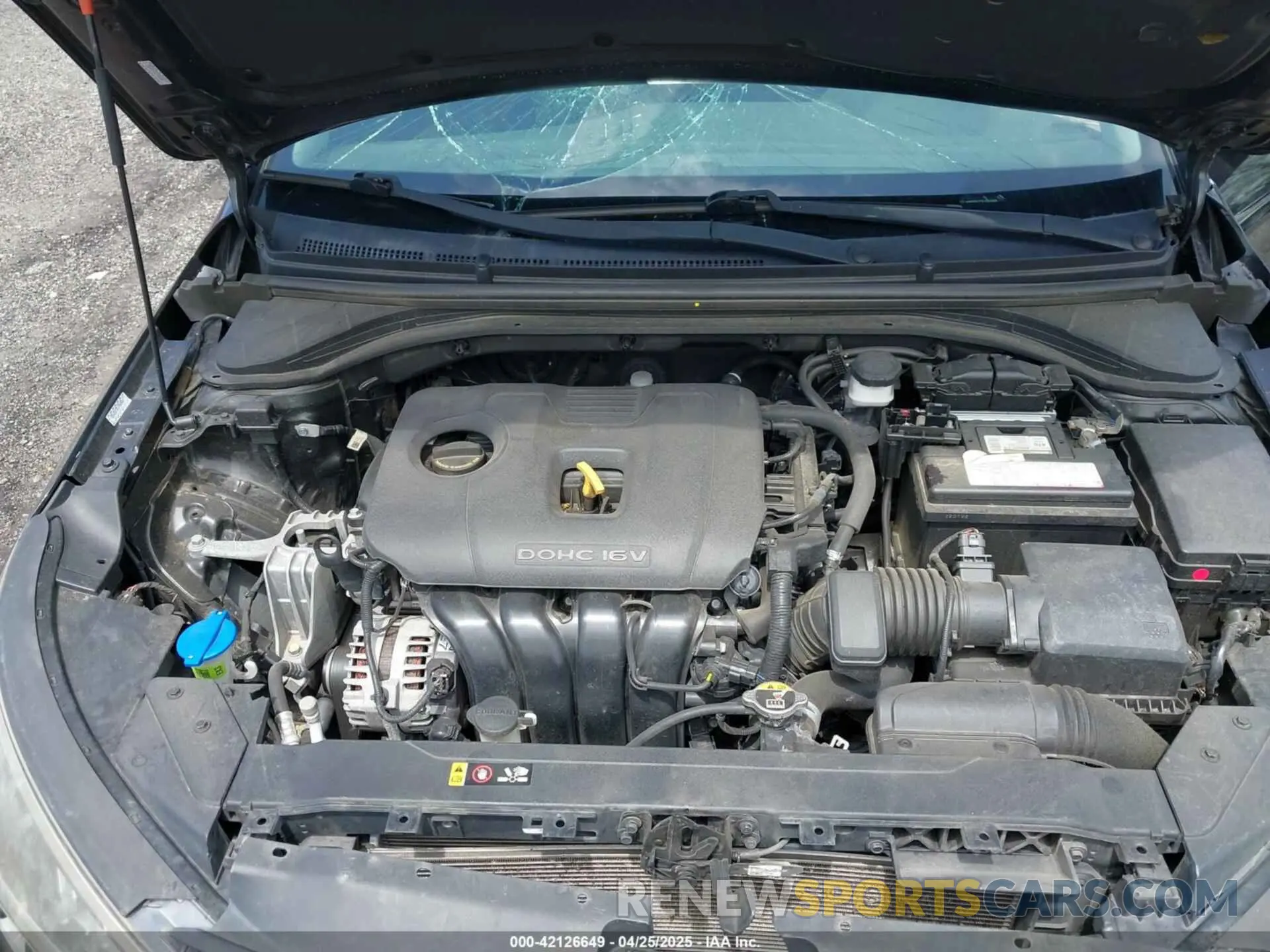 10 Photograph of a damaged car KMHD84LF3LU929965 HYUNDAI ELANTRA 2020
