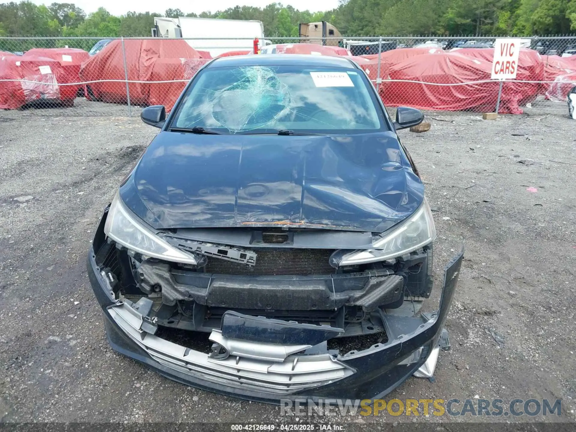 12 Photograph of a damaged car KMHD84LF3LU929965 HYUNDAI ELANTRA 2020