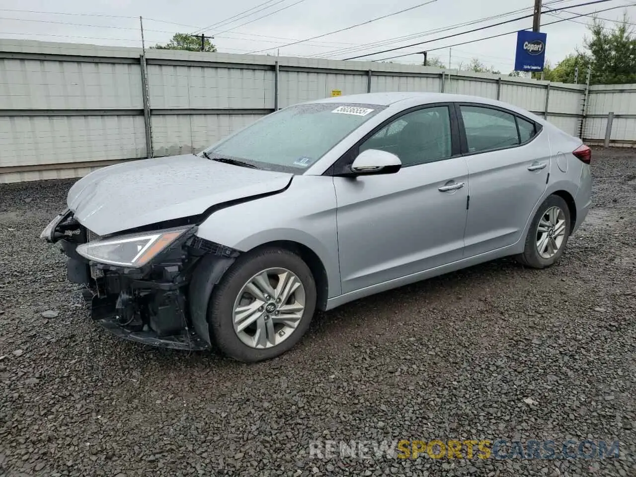 1 Photograph of a damaged car KMHD84LF3LU991642 HYUNDAI ELANTRA 2020