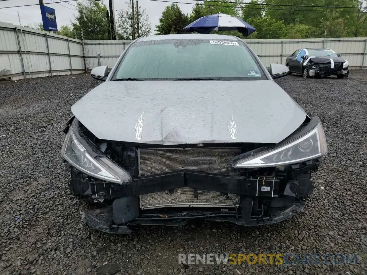 5 Photograph of a damaged car KMHD84LF3LU991642 HYUNDAI ELANTRA 2020