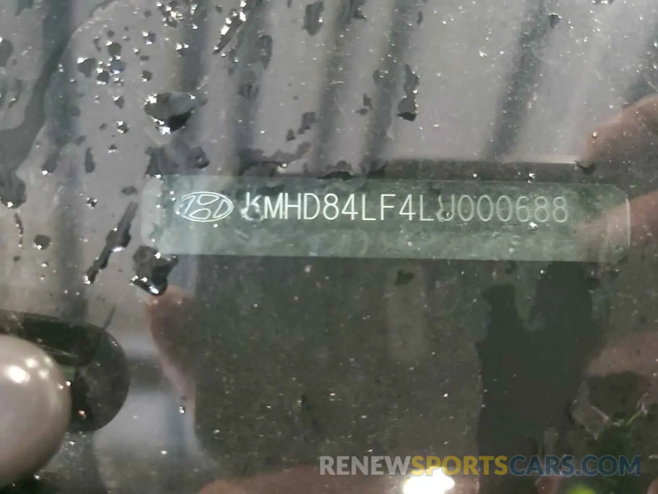 12 Photograph of a damaged car KMHD84LF4LU000688 HYUNDAI ELANTRA 2020