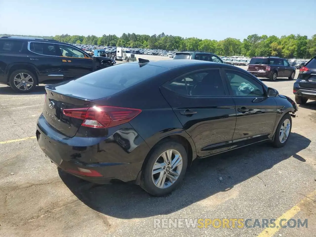 3 Photograph of a damaged car KMHD84LF4LU026157 HYUNDAI ELANTRA 2020