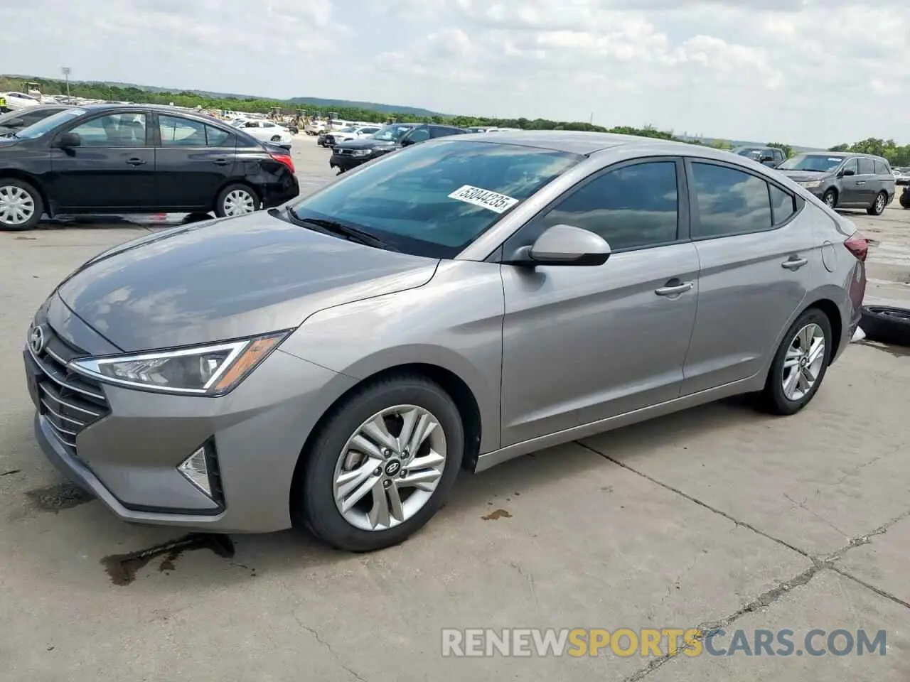 1 Photograph of a damaged car KMHD84LF4LU031777 HYUNDAI ELANTRA 2020