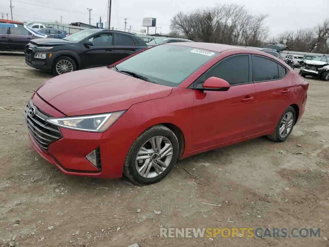 1 Photograph of a damaged car KMHD84LF4LU036770 HYUNDAI ELANTRA 2020