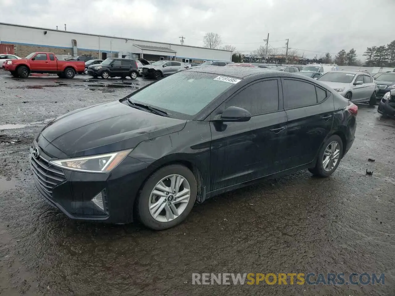 1 Photograph of a damaged car KMHD84LF4LU106056 HYUNDAI ELANTRA 2020
