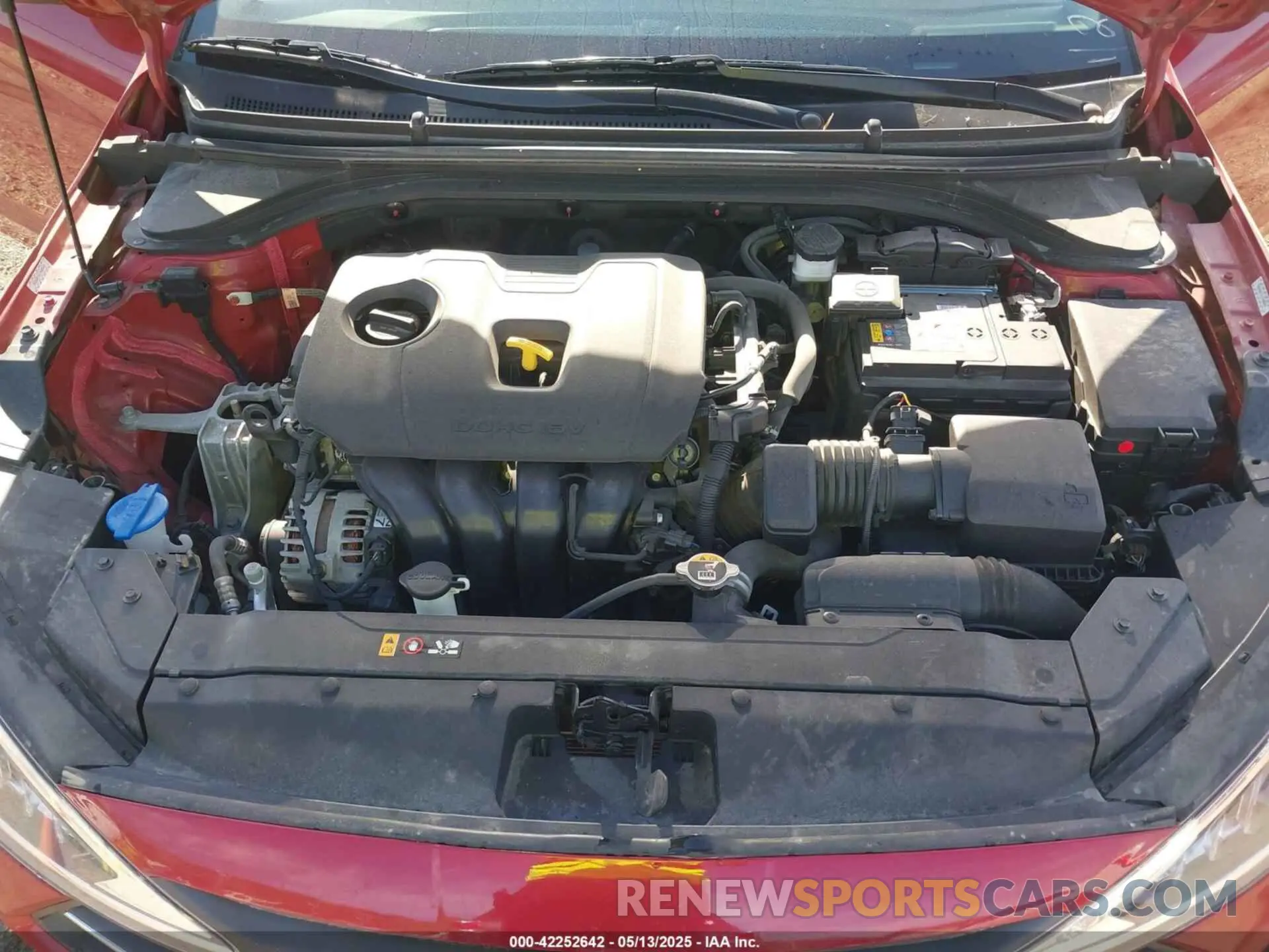 10 Photograph of a damaged car KMHD84LF4LU896801 HYUNDAI ELANTRA 2020