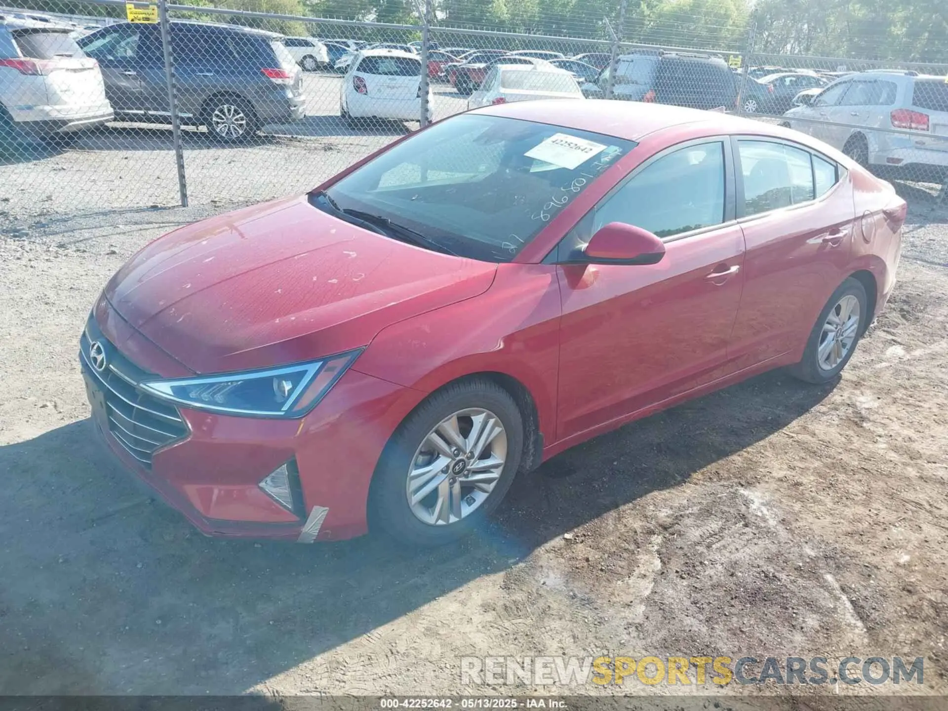 2 Photograph of a damaged car KMHD84LF4LU896801 HYUNDAI ELANTRA 2020