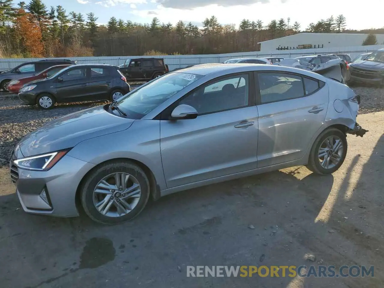 1 Photograph of a damaged car KMHD84LF4LU926654 HYUNDAI ELANTRA 2020