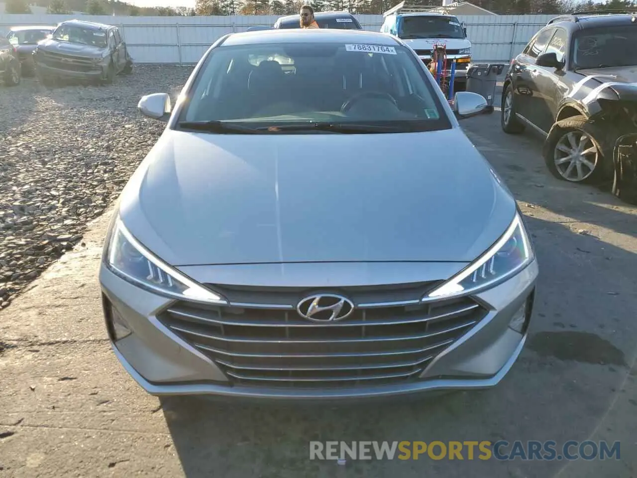 5 Photograph of a damaged car KMHD84LF4LU926654 HYUNDAI ELANTRA 2020