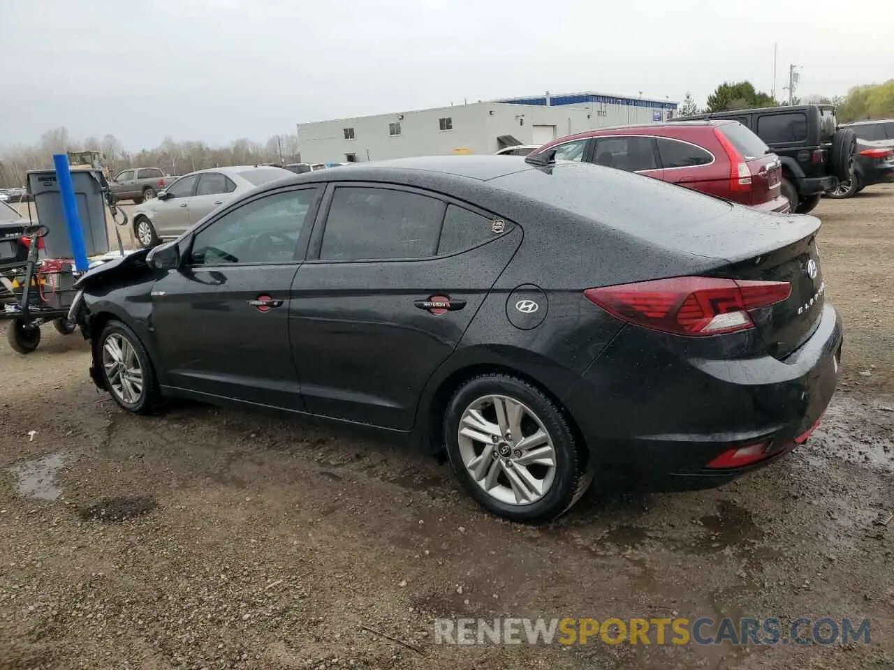 2 Photograph of a damaged car KMHD84LF4LU928243 HYUNDAI ELANTRA 2020