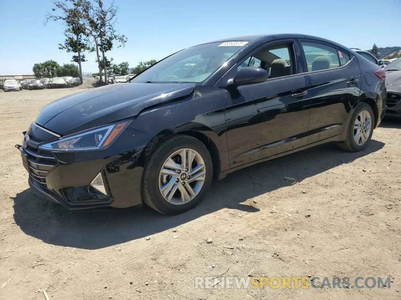 1 Photograph of a damaged car KMHD84LF4LU991147 HYUNDAI ELANTRA 2020