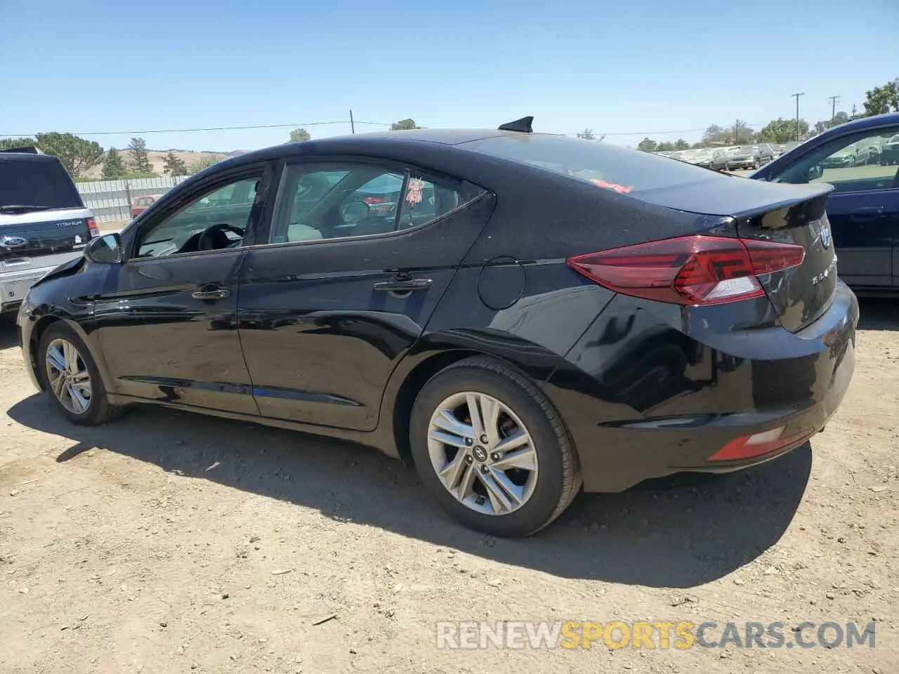 2 Photograph of a damaged car KMHD84LF4LU991147 HYUNDAI ELANTRA 2020