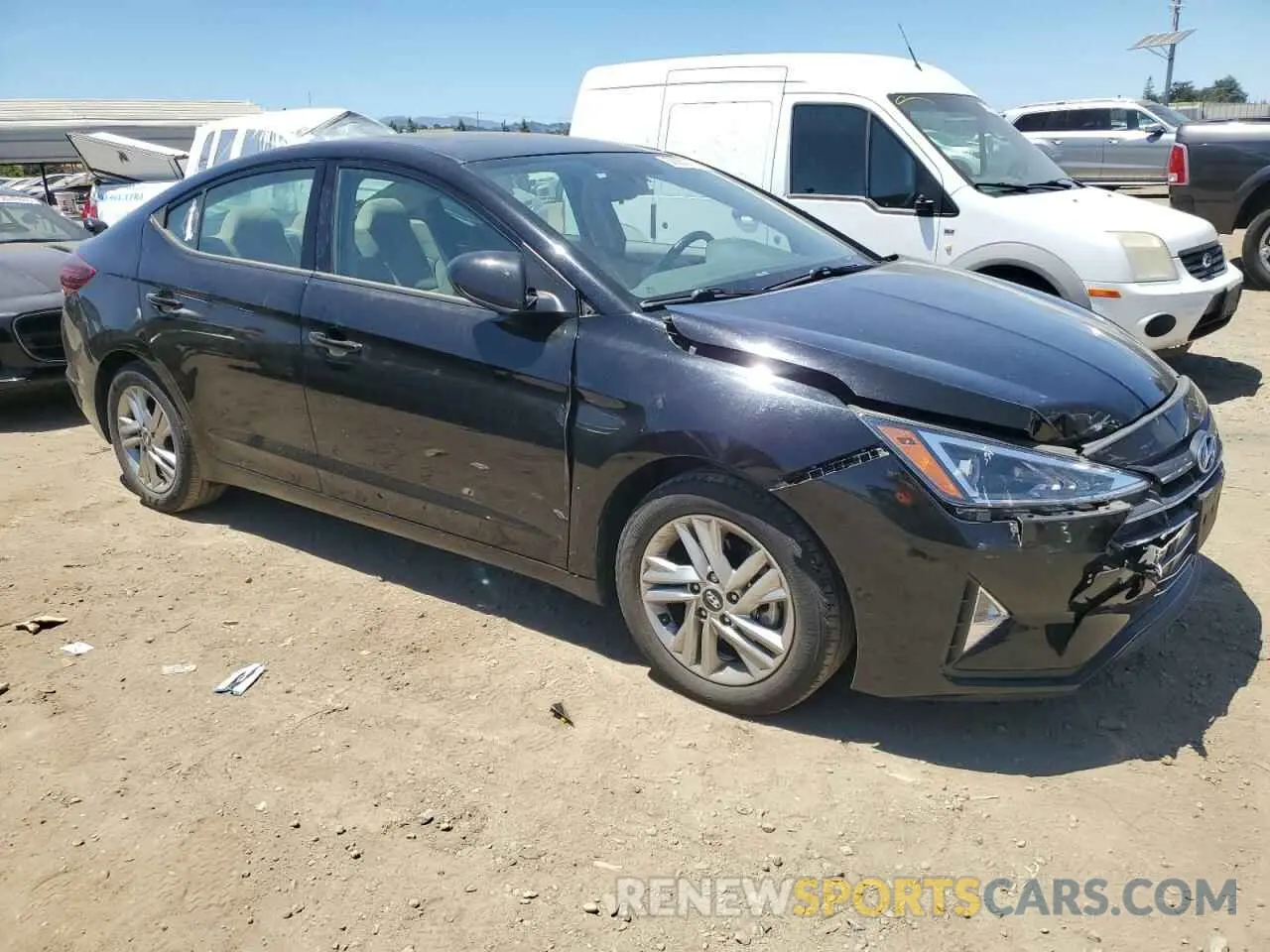 4 Photograph of a damaged car KMHD84LF4LU991147 HYUNDAI ELANTRA 2020