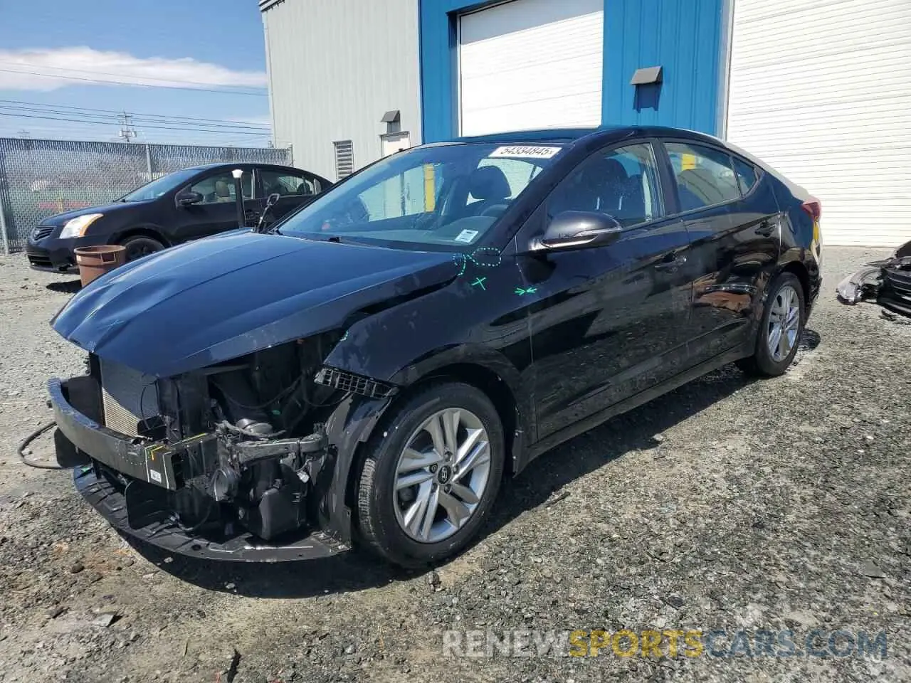 1 Photograph of a damaged car KMHD84LF5LU019606 HYUNDAI ELANTRA 2020