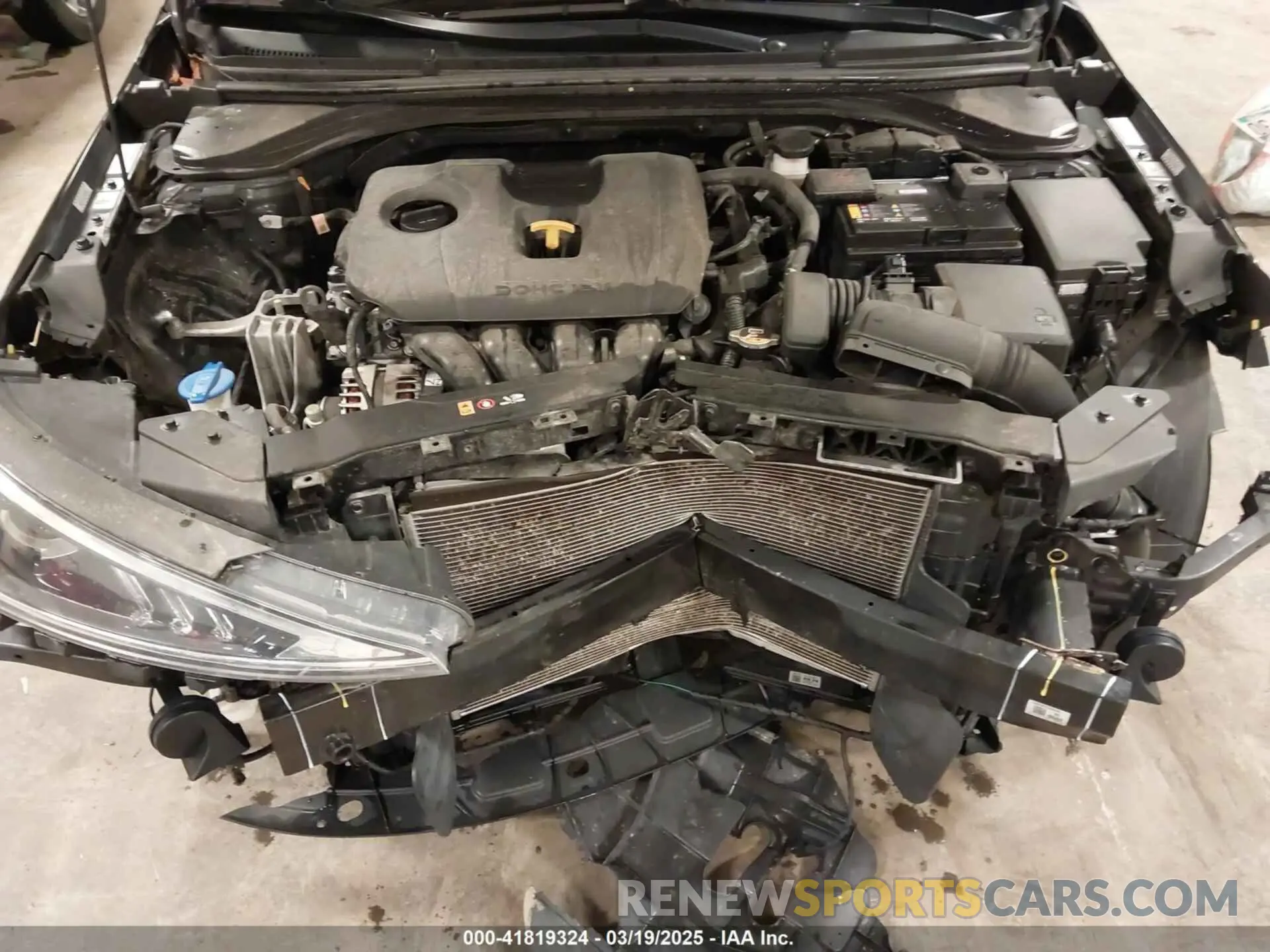 10 Photograph of a damaged car KMHD84LF5LU026751 HYUNDAI ELANTRA 2020