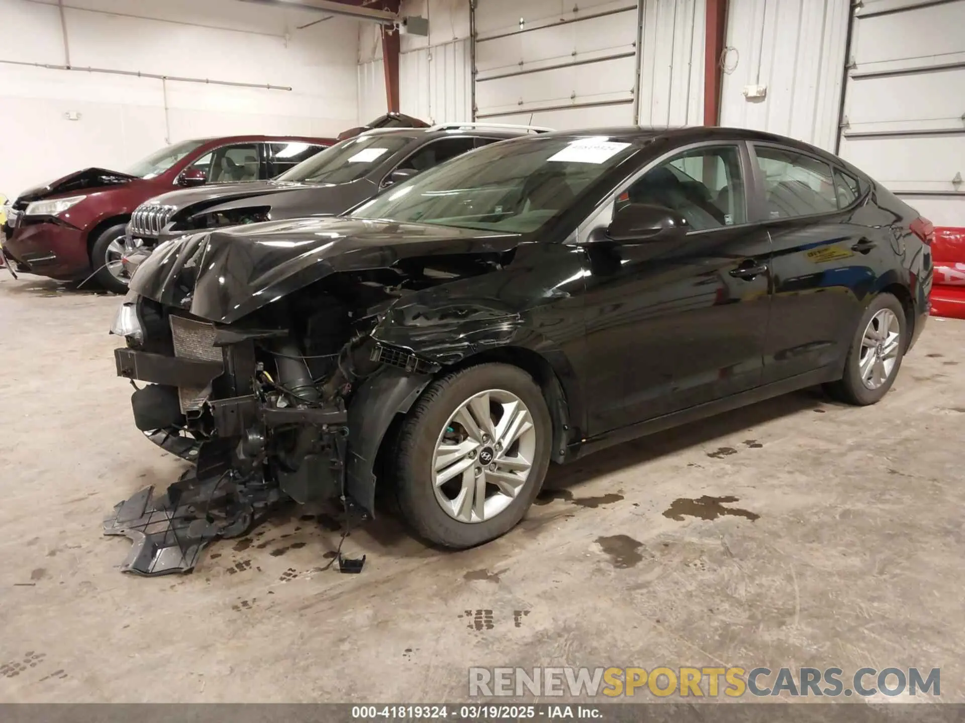 2 Photograph of a damaged car KMHD84LF5LU026751 HYUNDAI ELANTRA 2020