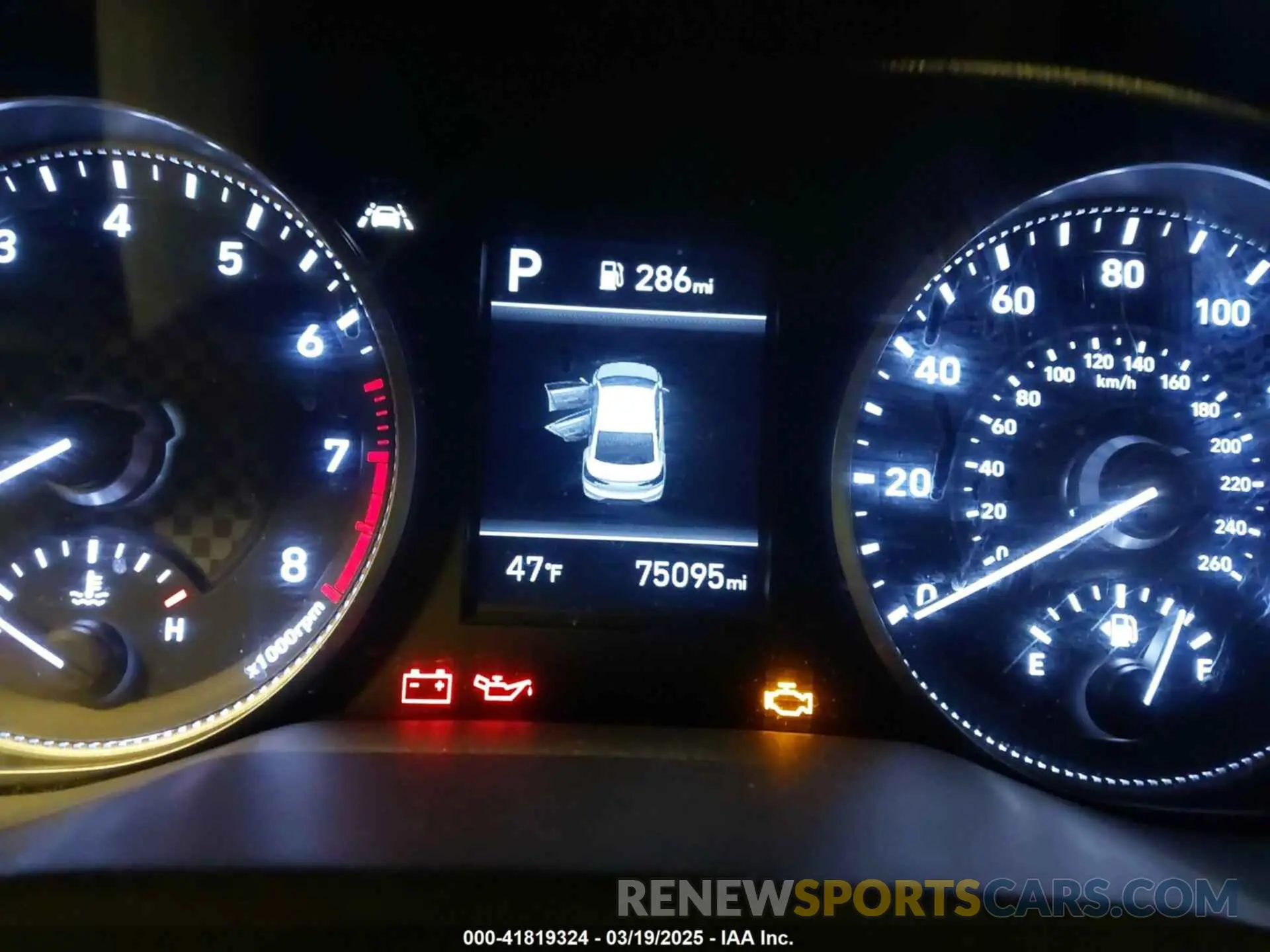 7 Photograph of a damaged car KMHD84LF5LU026751 HYUNDAI ELANTRA 2020