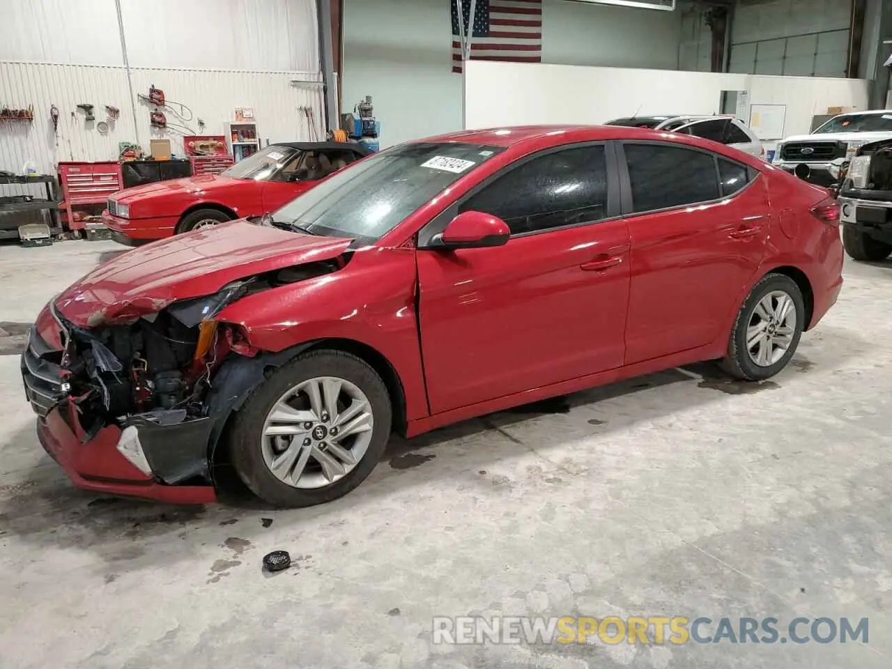1 Photograph of a damaged car KMHD84LF5LU034445 HYUNDAI ELANTRA 2020