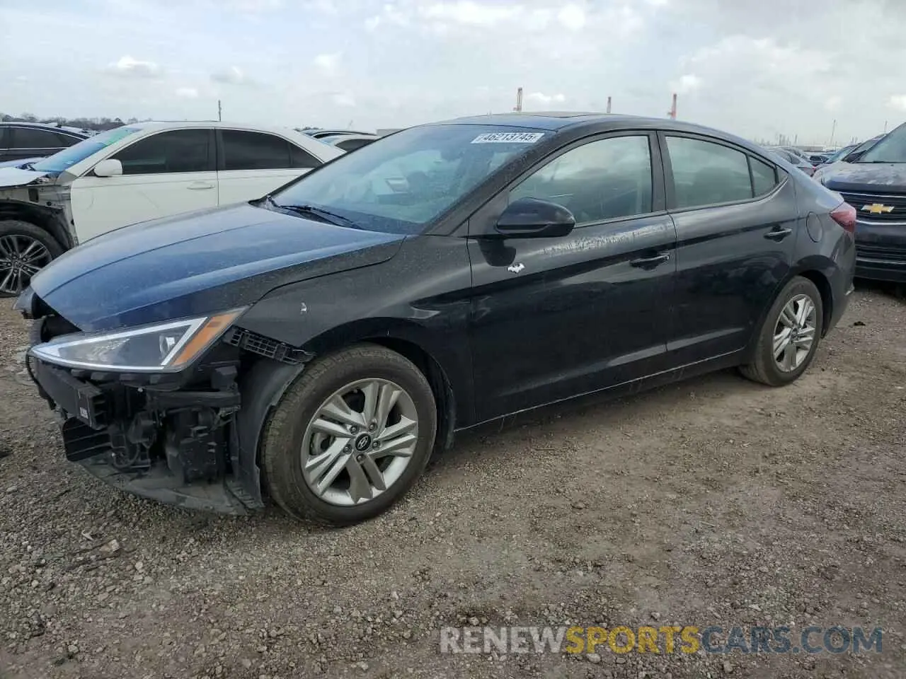 1 Photograph of a damaged car KMHD84LF5LU038608 HYUNDAI ELANTRA 2020