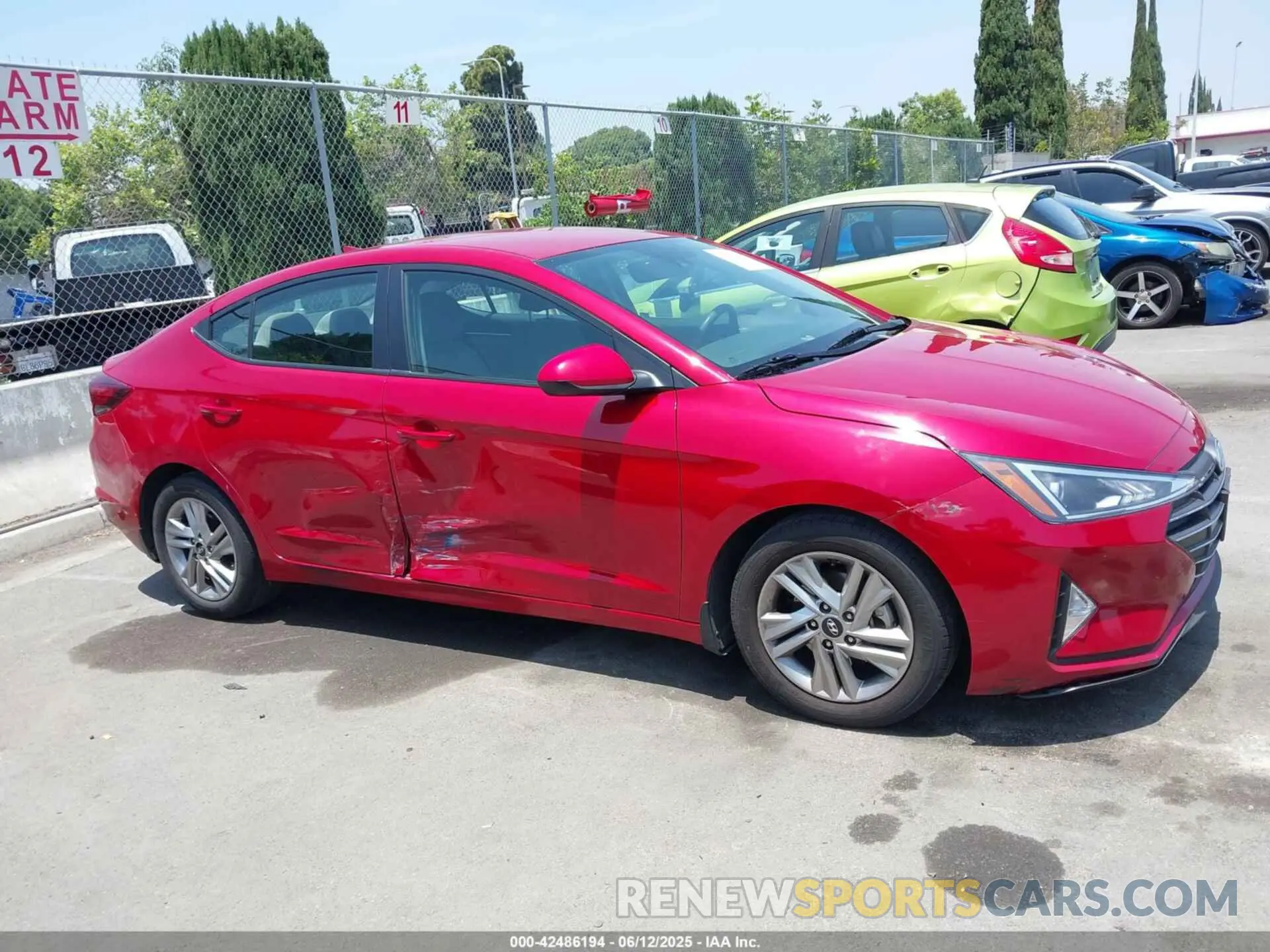 13 Photograph of a damaged car KMHD84LF5LU106079 HYUNDAI ELANTRA 2020