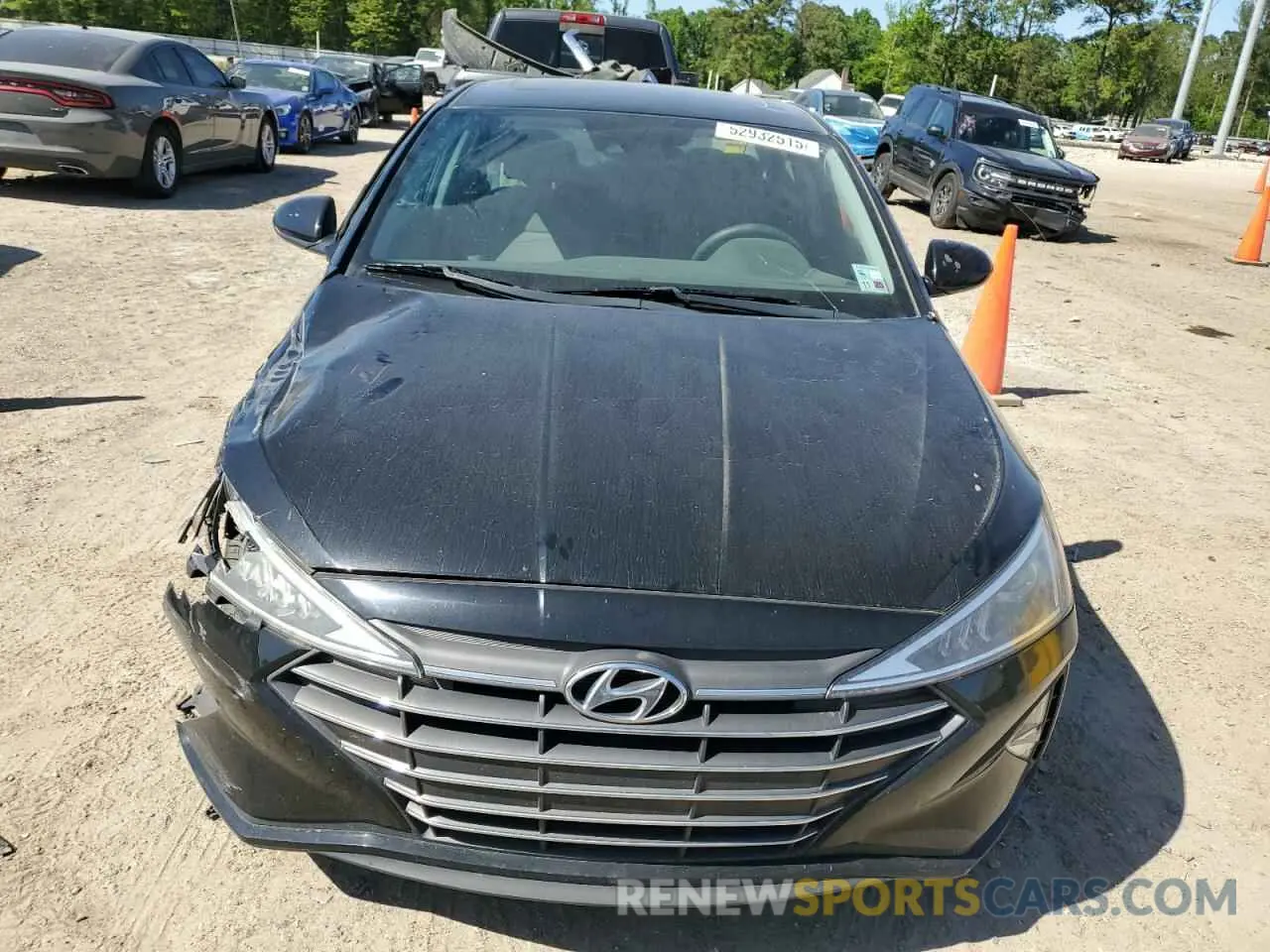 5 Photograph of a damaged car KMHD84LF5LU950638 HYUNDAI ELANTRA 2020