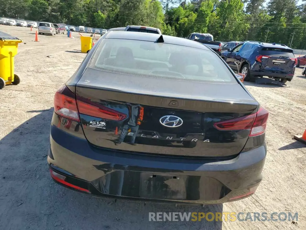 6 Photograph of a damaged car KMHD84LF5LU950638 HYUNDAI ELANTRA 2020