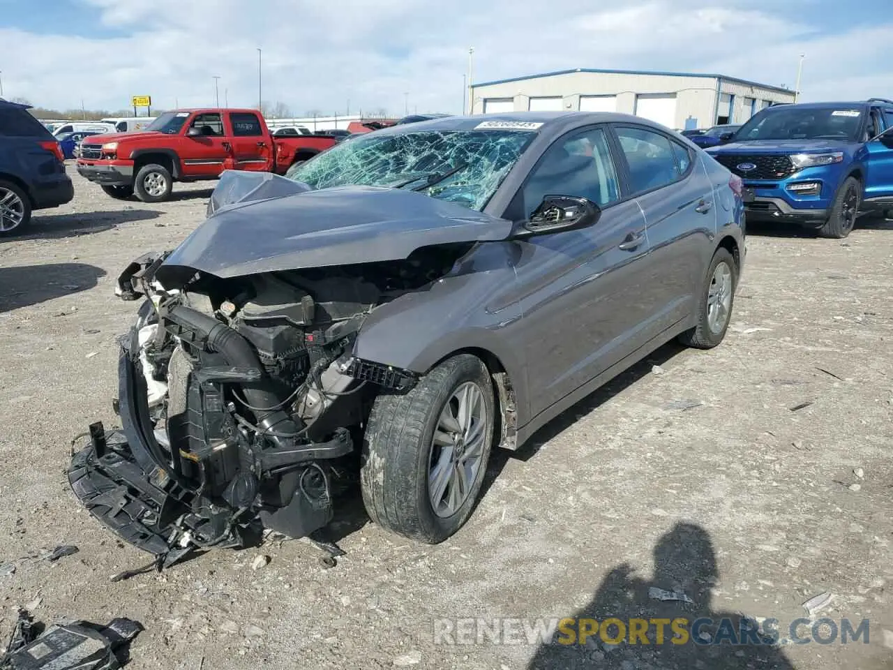 1 Photograph of a damaged car KMHD84LF5LU977595 HYUNDAI ELANTRA 2020