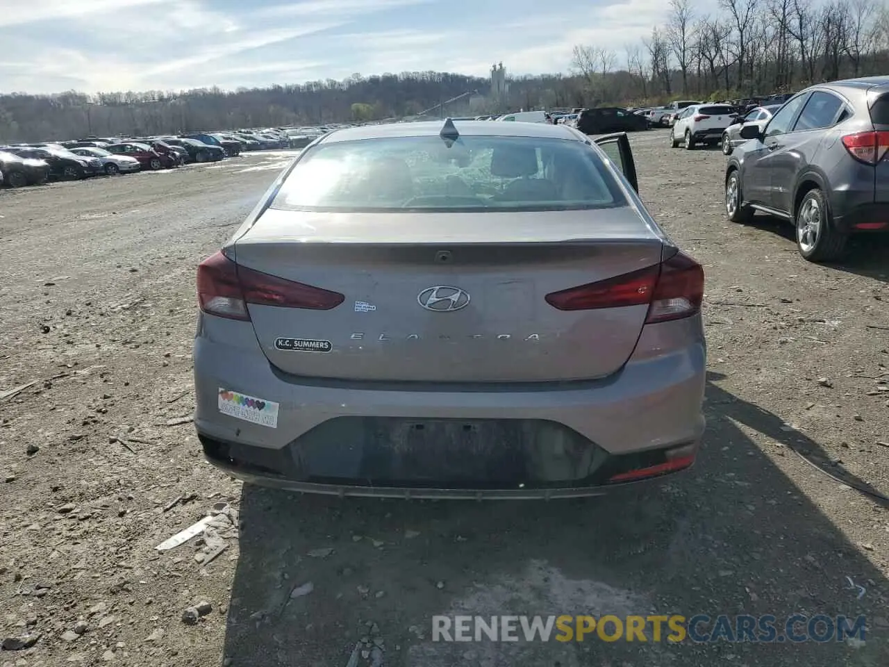6 Photograph of a damaged car KMHD84LF5LU977595 HYUNDAI ELANTRA 2020
