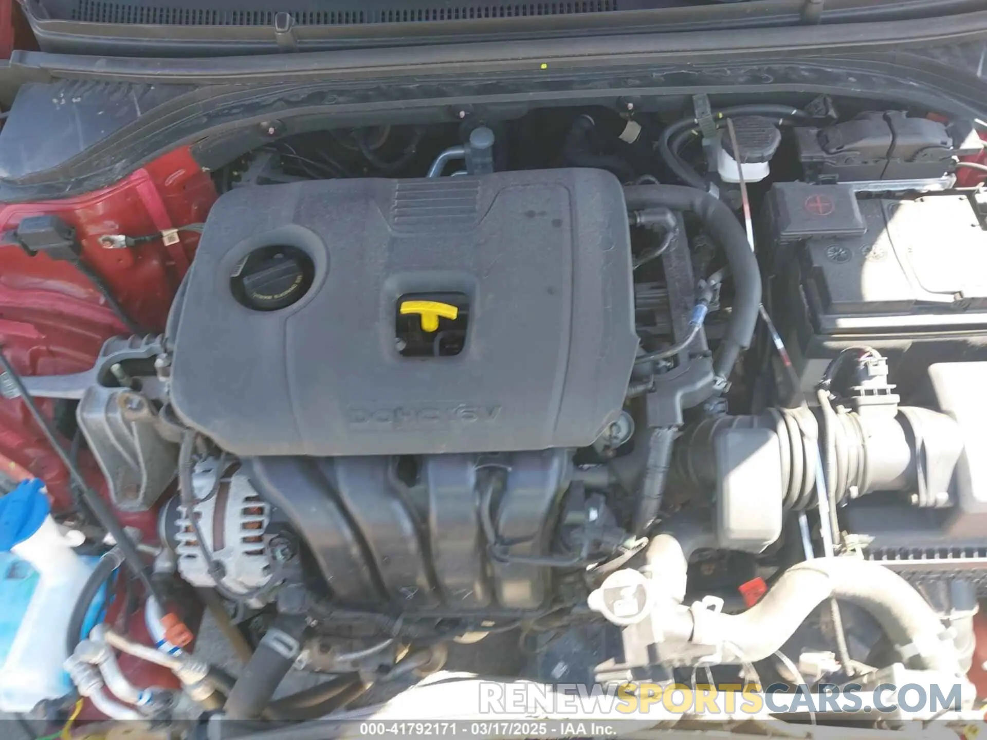 10 Photograph of a damaged car KMHD84LF6LU029187 HYUNDAI ELANTRA 2020