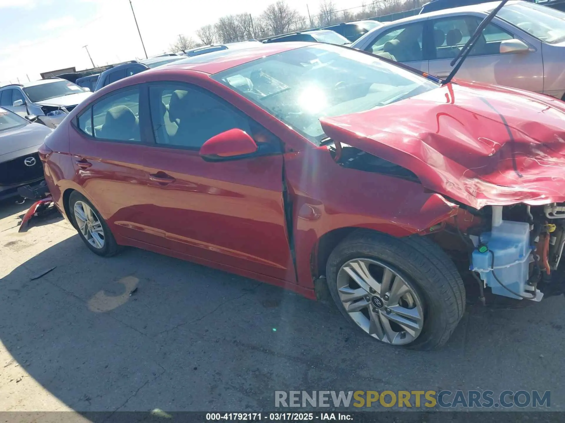 14 Photograph of a damaged car KMHD84LF6LU029187 HYUNDAI ELANTRA 2020