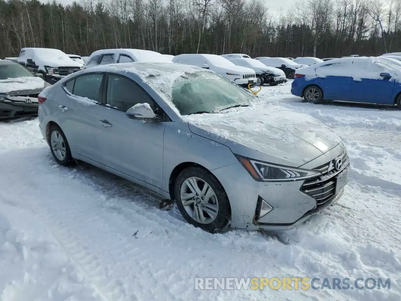 4 Photograph of a damaged car KMHD84LF6LU083783 HYUNDAI ELANTRA 2020