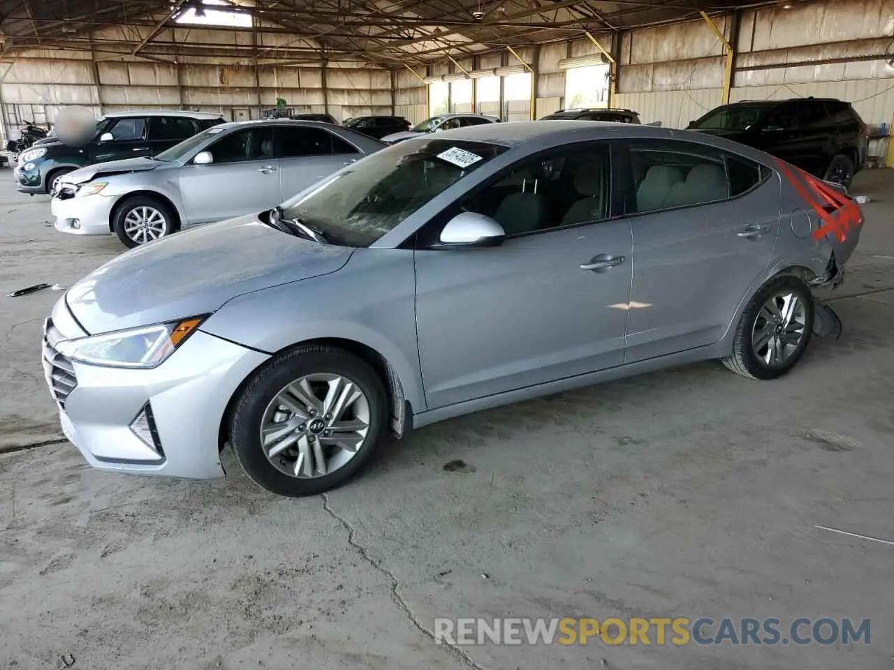 1 Photograph of a damaged car KMHD84LF6LU099482 HYUNDAI ELANTRA 2020