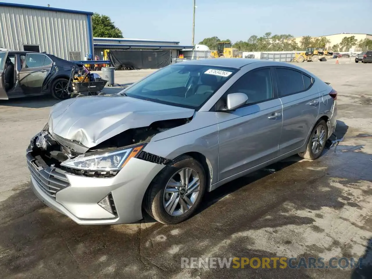 1 Photograph of a damaged car KMHD84LF6LU105636 HYUNDAI ELANTRA 2020