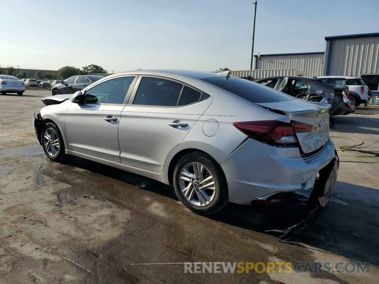 2 Photograph of a damaged car KMHD84LF6LU105636 HYUNDAI ELANTRA 2020