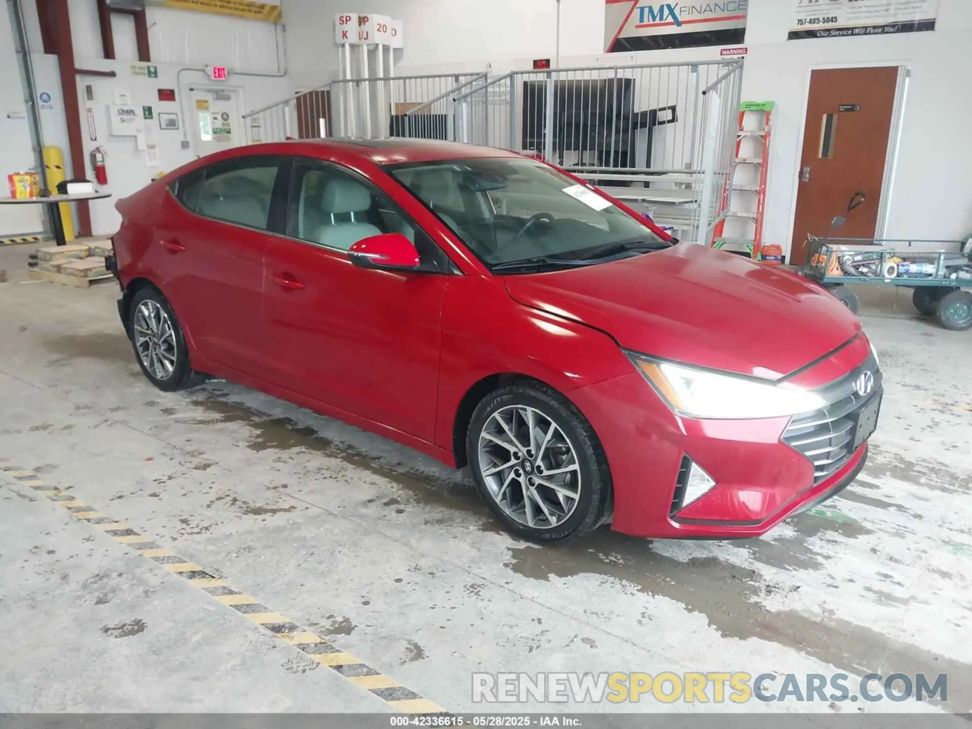 1 Photograph of a damaged car KMHD84LF6LU897402 HYUNDAI ELANTRA 2020