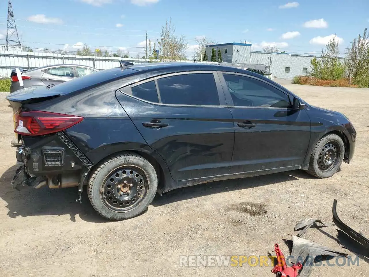 3 Photograph of a damaged car KMHD84LF6LU956044 HYUNDAI ELANTRA 2020