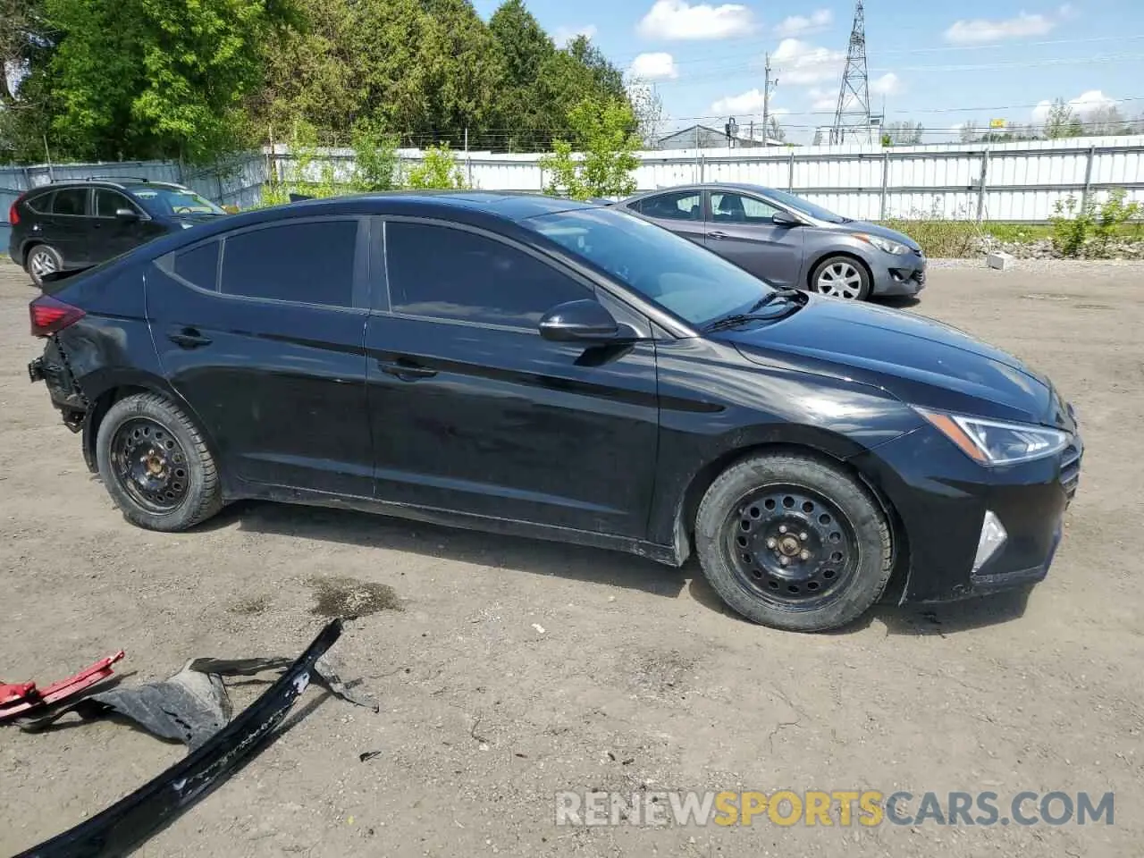 4 Photograph of a damaged car KMHD84LF6LU956044 HYUNDAI ELANTRA 2020
