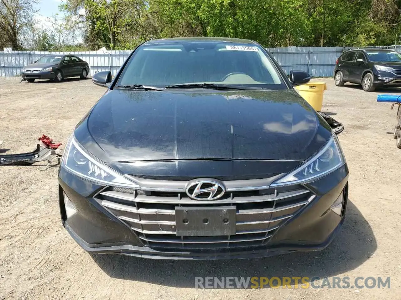 5 Photograph of a damaged car KMHD84LF6LU956044 HYUNDAI ELANTRA 2020