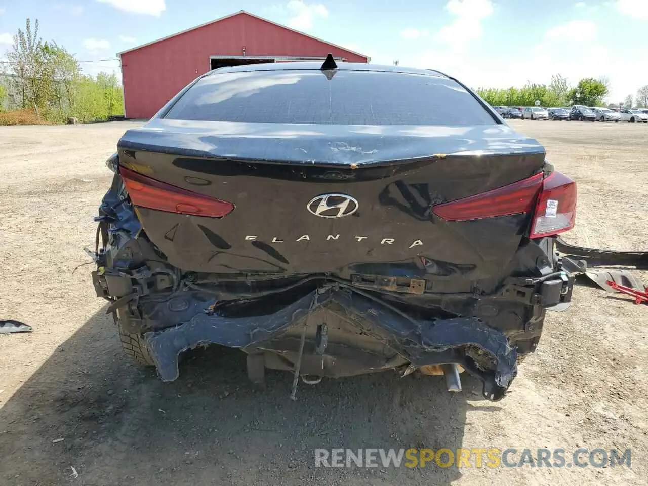 6 Photograph of a damaged car KMHD84LF6LU956044 HYUNDAI ELANTRA 2020