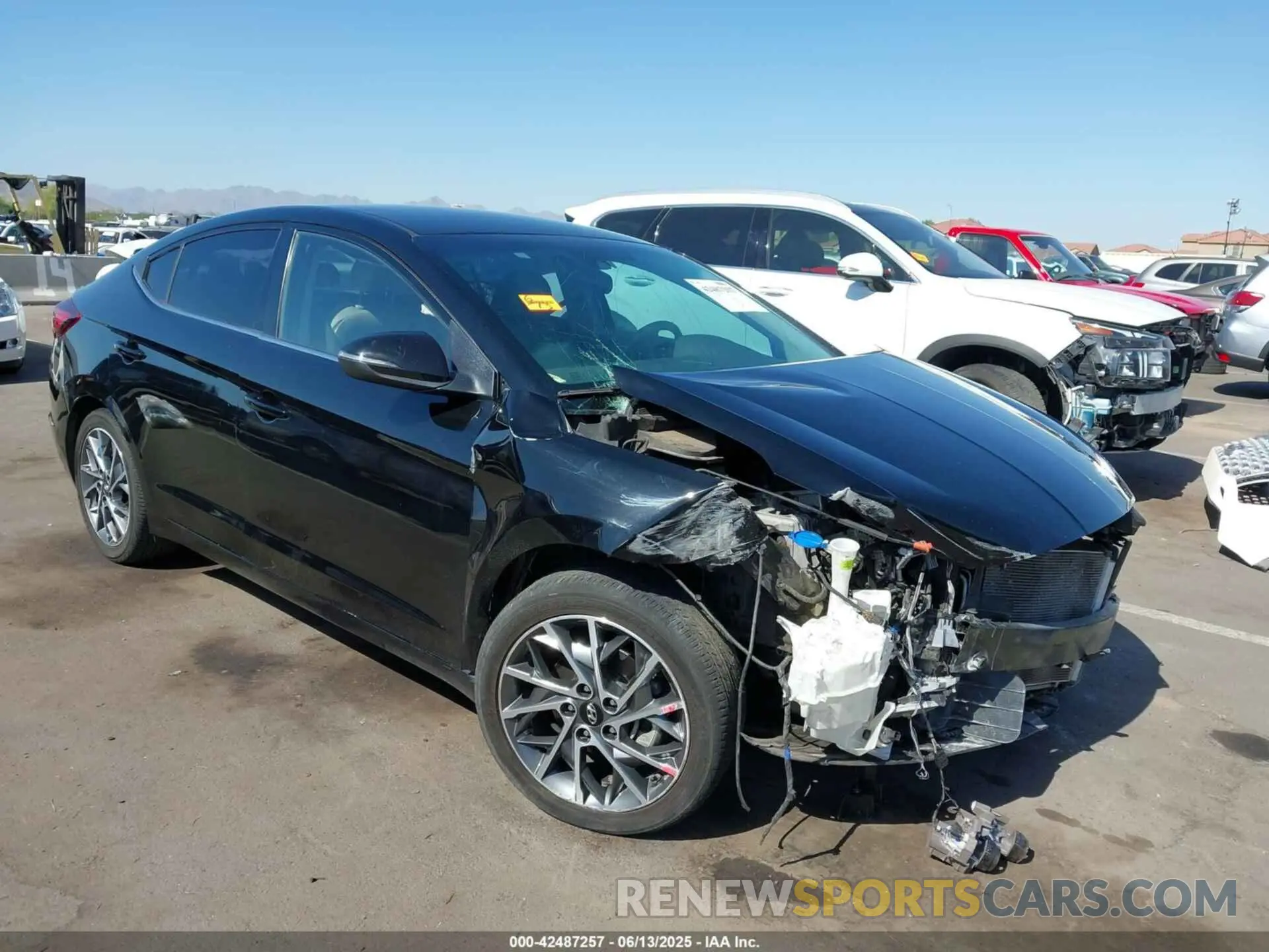 1 Photograph of a damaged car KMHD84LF6LU991215 HYUNDAI ELANTRA 2020
