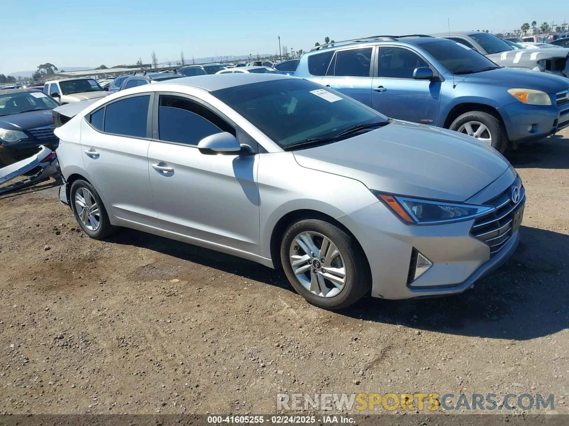 1 Photograph of a damaged car KMHD84LF7LU021230 HYUNDAI ELANTRA 2020