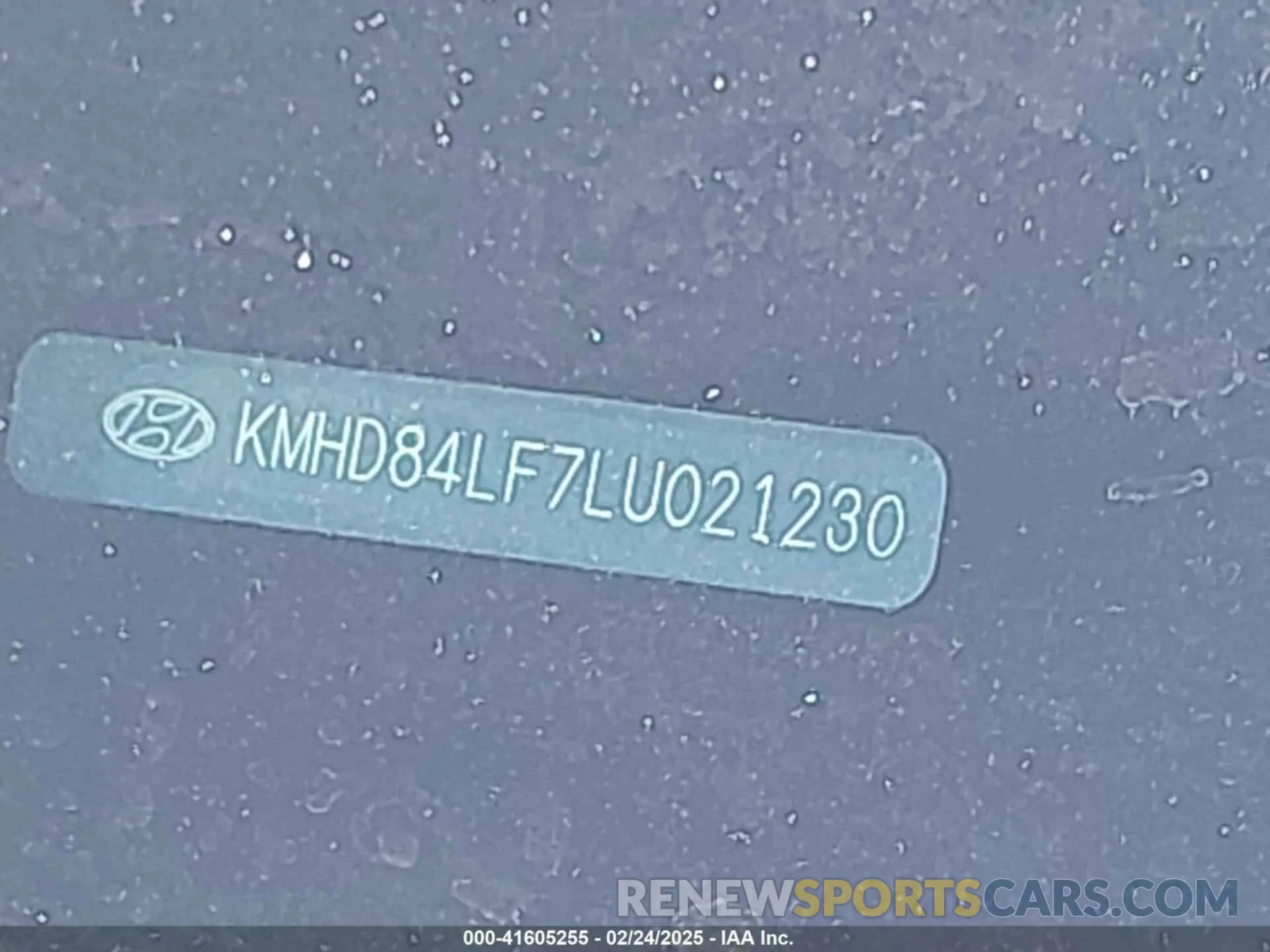 9 Photograph of a damaged car KMHD84LF7LU021230 HYUNDAI ELANTRA 2020