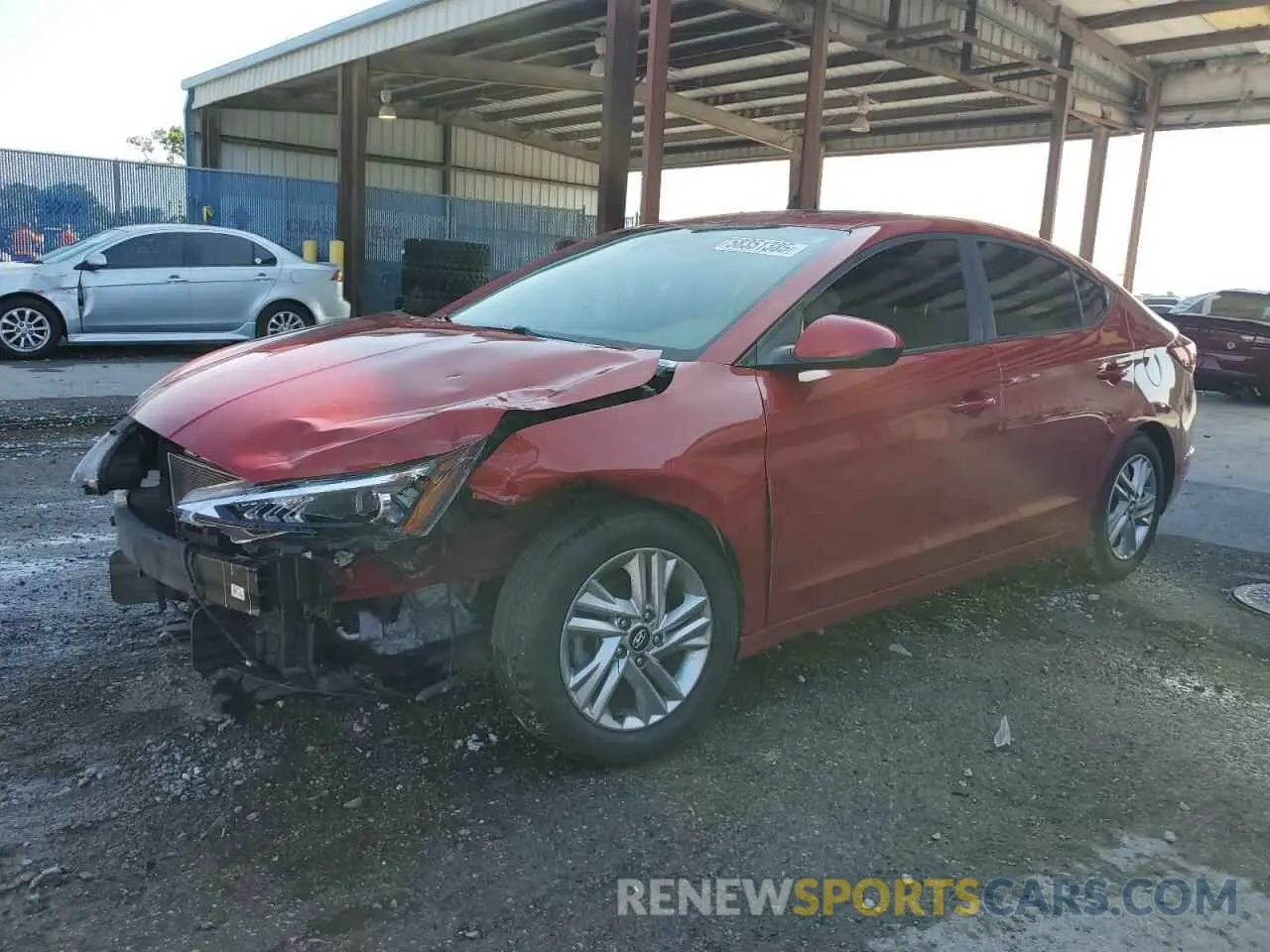 1 Photograph of a damaged car KMHD84LF7LU039999 HYUNDAI ELANTRA 2020