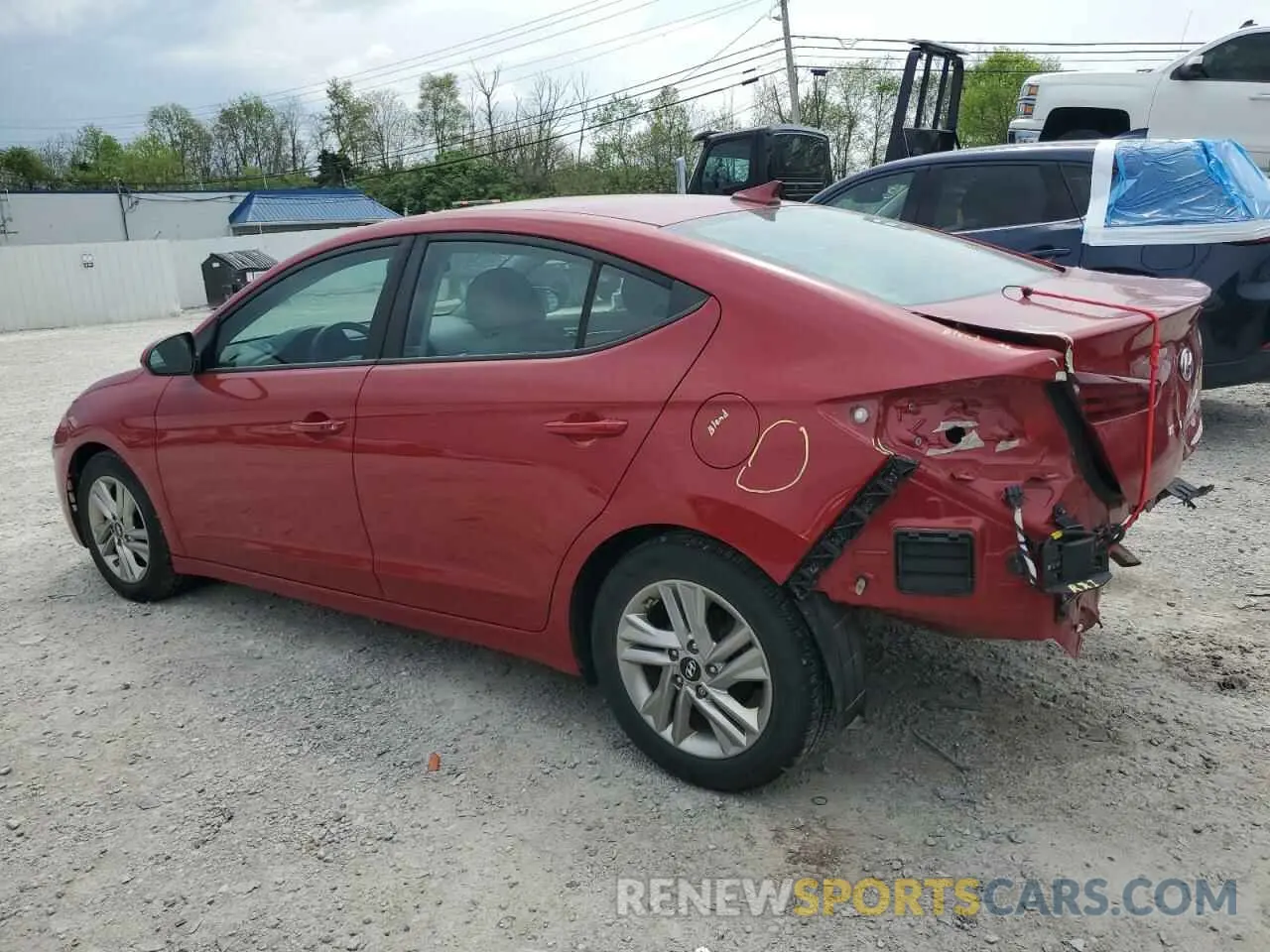 2 Photograph of a damaged car KMHD84LF7LU075109 HYUNDAI ELANTRA 2020