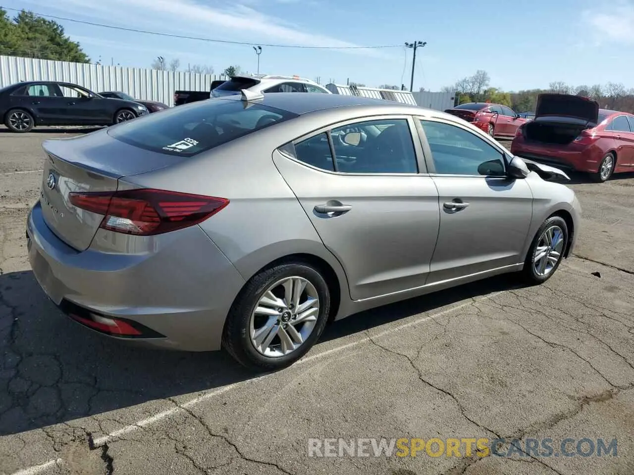 3 Photograph of a damaged car KMHD84LF7LU077488 HYUNDAI ELANTRA 2020
