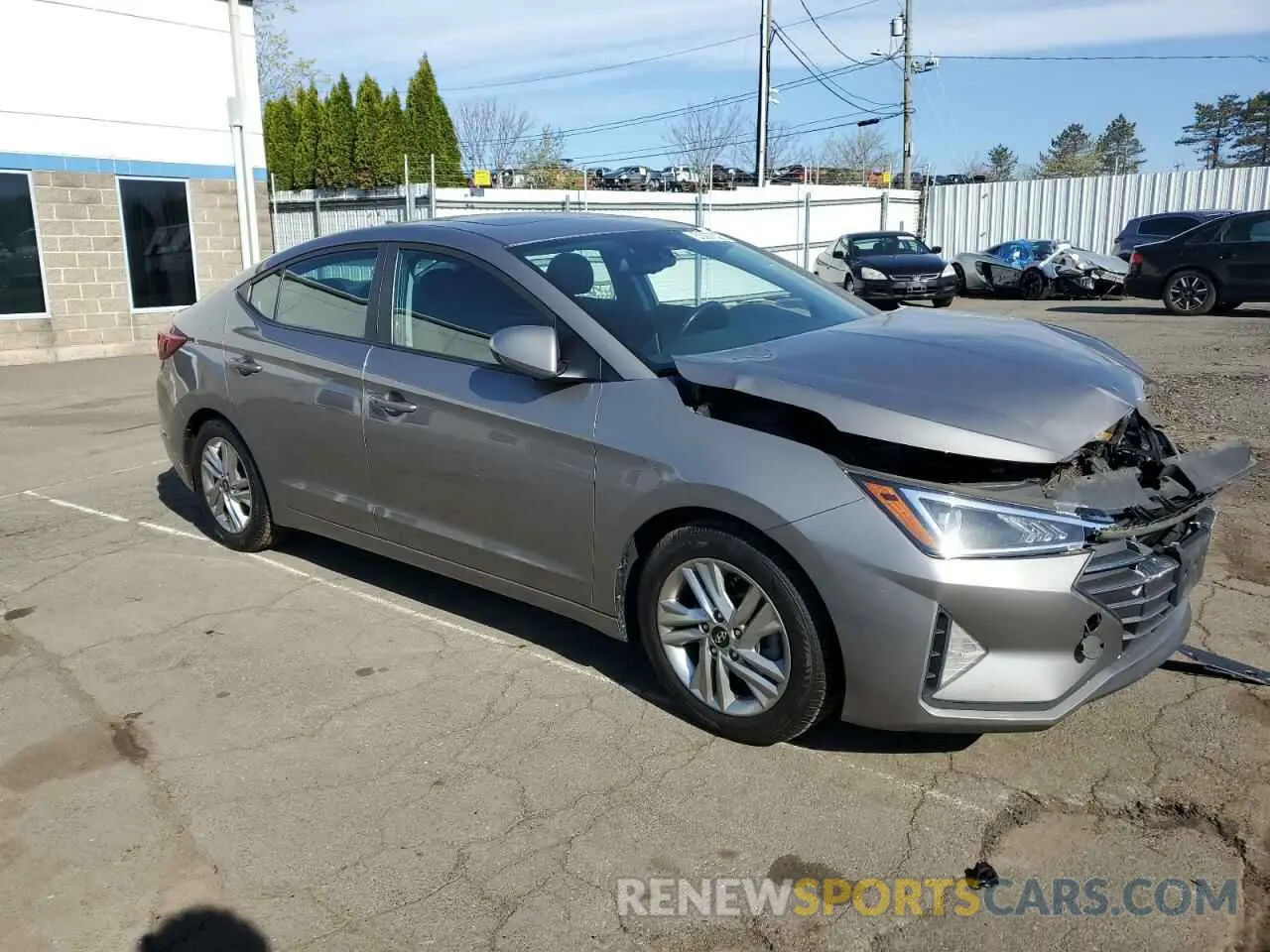 4 Photograph of a damaged car KMHD84LF7LU077488 HYUNDAI ELANTRA 2020