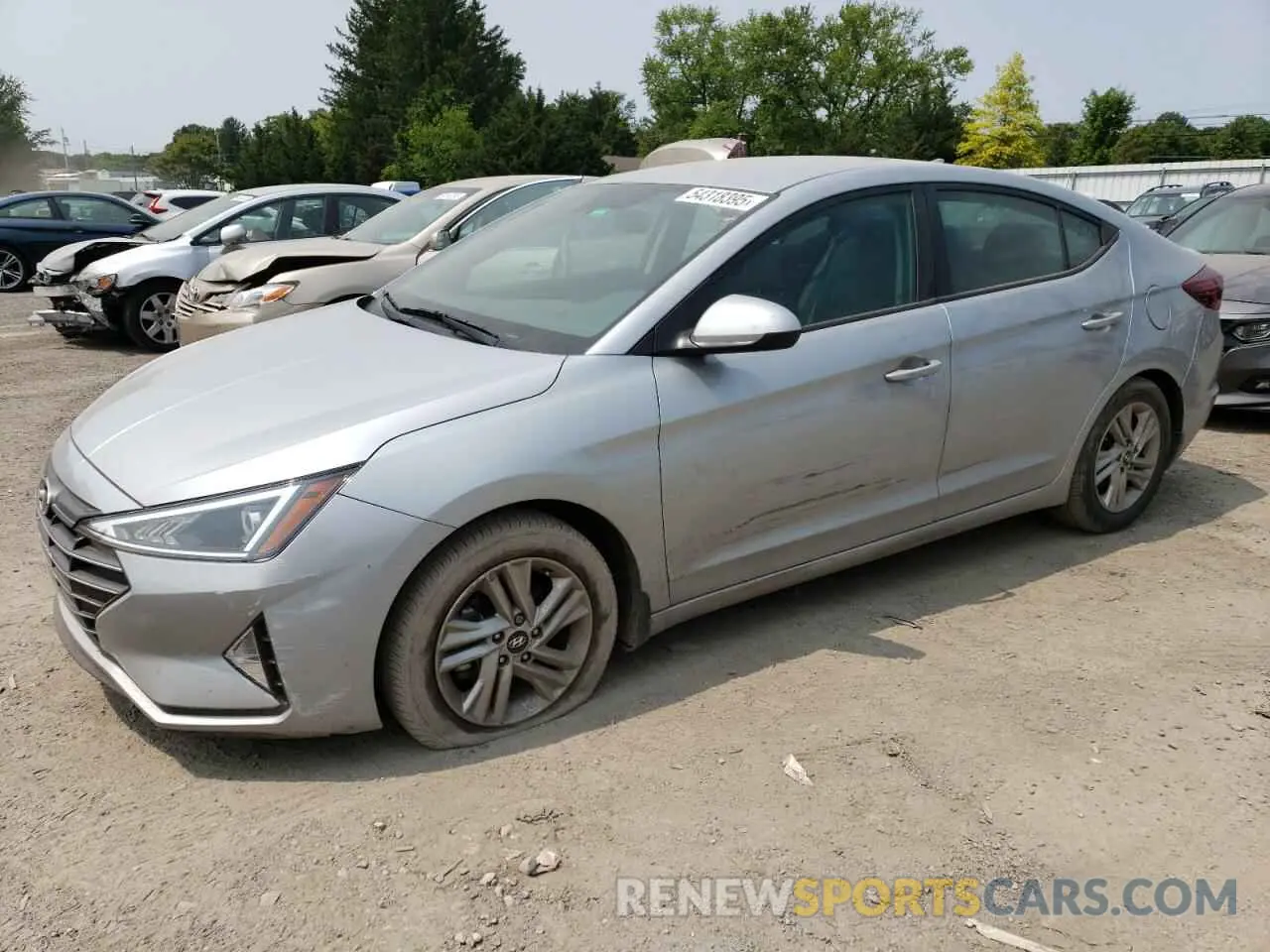 1 Photograph of a damaged car KMHD84LF7LU101112 HYUNDAI ELANTRA 2020