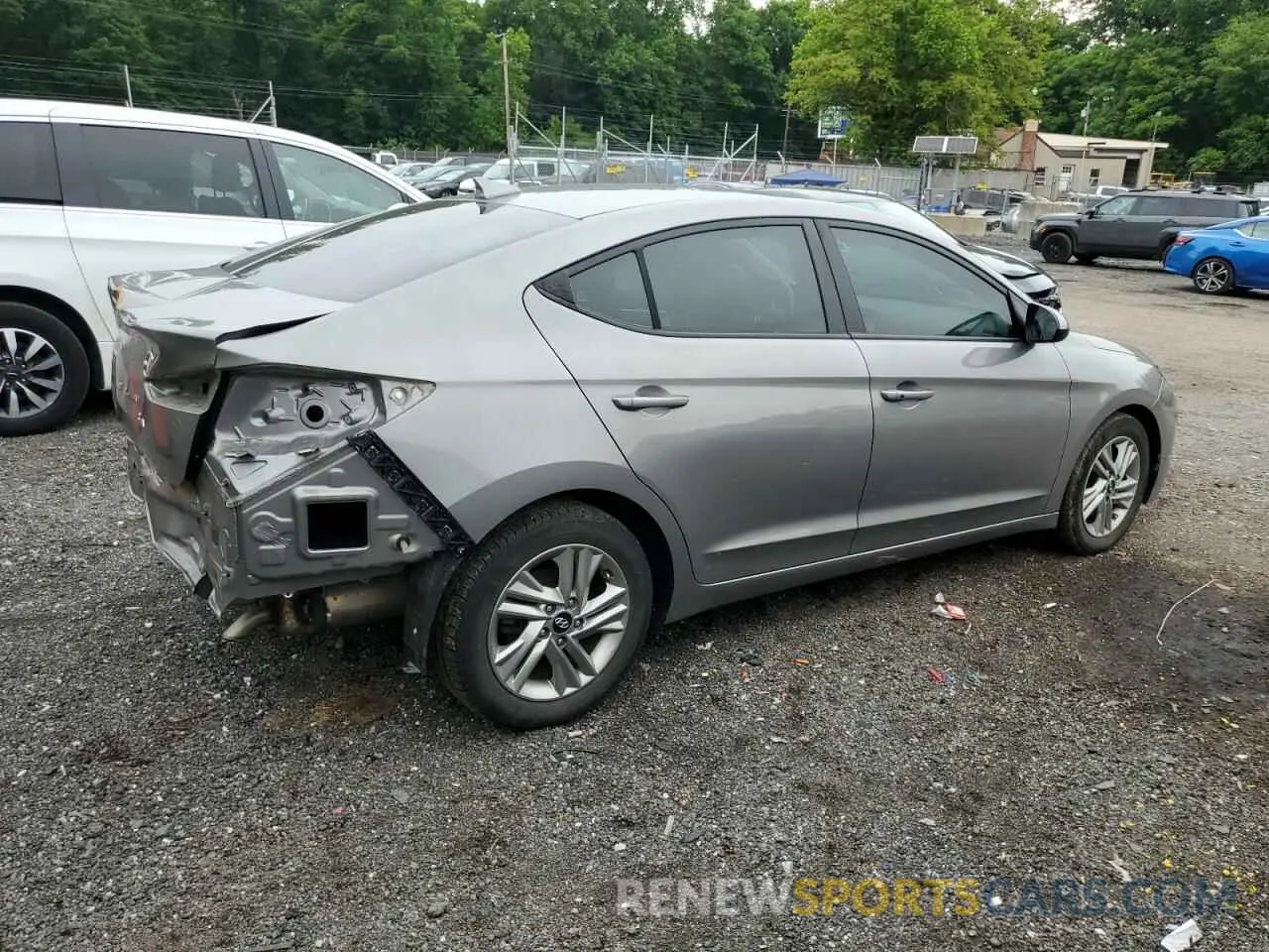 3 Photograph of a damaged car KMHD84LF7LU910514 HYUNDAI ELANTRA 2020