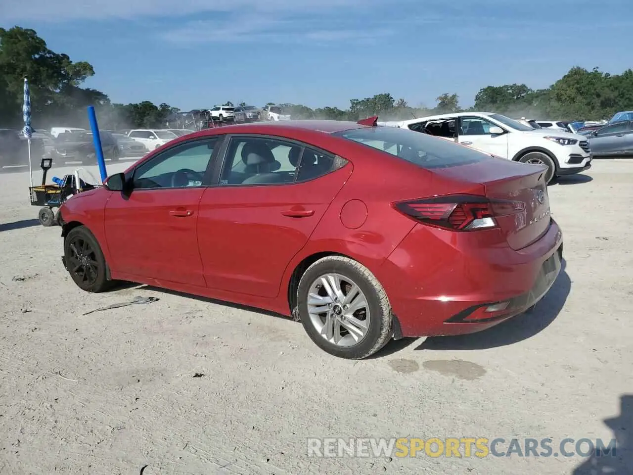 2 Photograph of a damaged car KMHD84LF7LU915034 HYUNDAI ELANTRA 2020